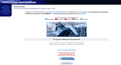Desktop Screenshot of infohomeopatia.com.ar